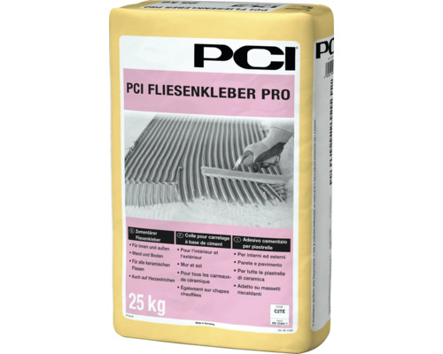 Colle à carrelage Pro PCI gris 25 kg