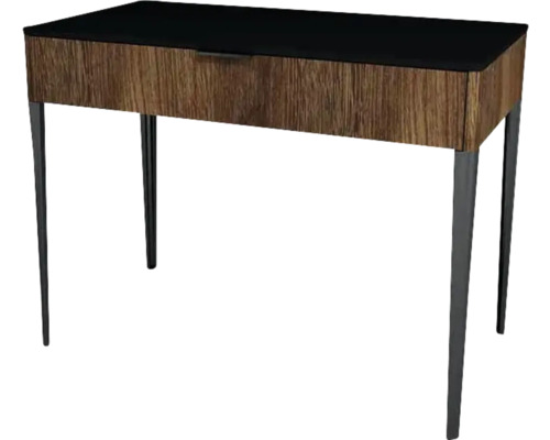 Waschtischunterschrank mit 1 Schublade Devo Lotos BxHxT 100x76x53 cm bronze expressive oak/soft black