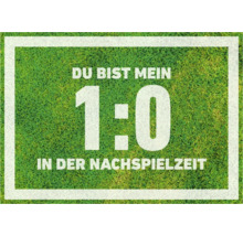 Postkarte Du bist mein 1:0 14,8x10,5 cm