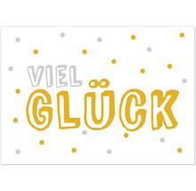 Graphique avec l''inscription Bonne chance et des points