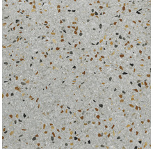 Gros plan d''un carreau de terrazzo avec de petits fragments de pierre