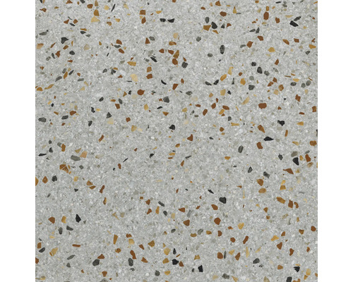 Gros plan d''un carreau de terrazzo avec de petits fragments de pierre