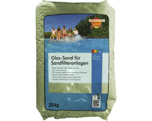 Glassand für Sandfilteranlage 20 kg-0