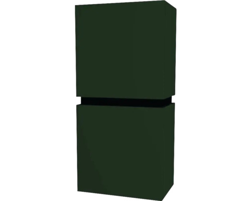 Armoire suspendue avec 2 portes et 1 tiroir Devo Viva 2.0 gauche lxhxp 40x84x26 cm conifer green supermat