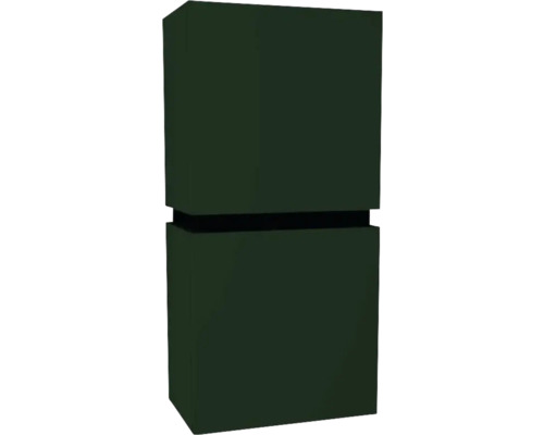 Armoire suspendue avec 2 portes et 1 tiroir Devo Viva 2.0 droite lxhxp 40x84x26 cm conifer green supermat