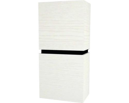 Armoire suspendue avec 2 portes et 1 tiroir Devo Viva 2.0 gauche lxhxp 40x84x26 cm structure white