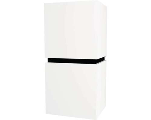 Armoire suspendue avec 2 portes et 1 tiroir Devo Viva 2.0 gauche lxhxp 40x84x35 cm premium white supermat