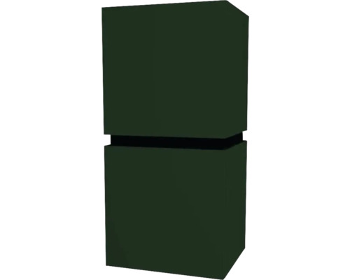 Armoire suspendue avec 2 portes et 1 tiroir Devo Viva 2.0 gauche lxhxp 40x84x35 cm conifer green supermat