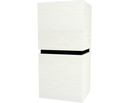 Armoire suspendue avec 2 portes et 1 tiroir Devo Viva 2.0 gauche lxhxp 40x84x35 cm structure white