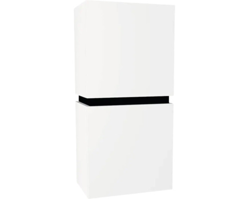 Armoire suspendue avec 2 portes Devo Viva 2.0 droite lxhxp 40x84x26 cm premium white supermat