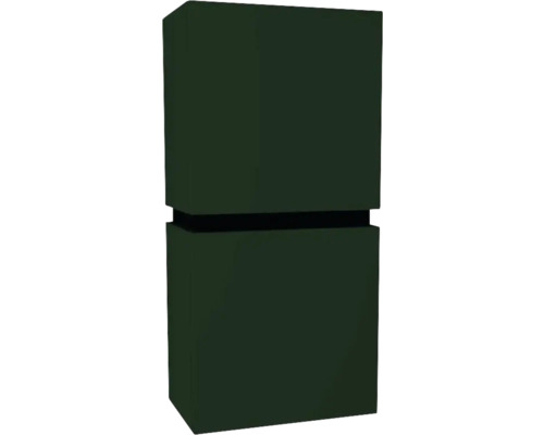 Armoire suspendue avec 2 portes Devo Viva 2.0 droite lxhxp 40x84x26 cm conifer green supermat