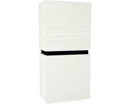 Hängeschrank mit 2 Türen Devo Viva 2.0 rechts BxHxT 40x84x26 cm structure white