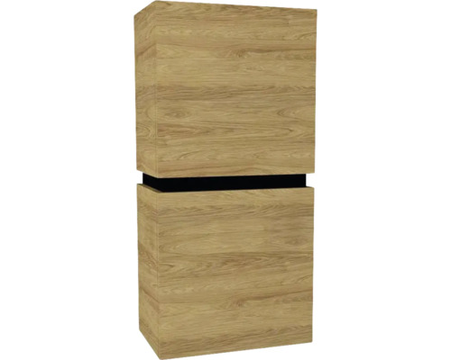 Armoire suspendue avec 2 portes Devo Viva 2.0 droite lxhxp 40x84x26 cm natural hickory