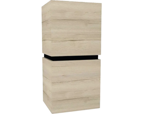 Armoire suspendue avec 2 portes Devo Viva 2.0 droite lxhxp 40x84x35 cm oak halifax white