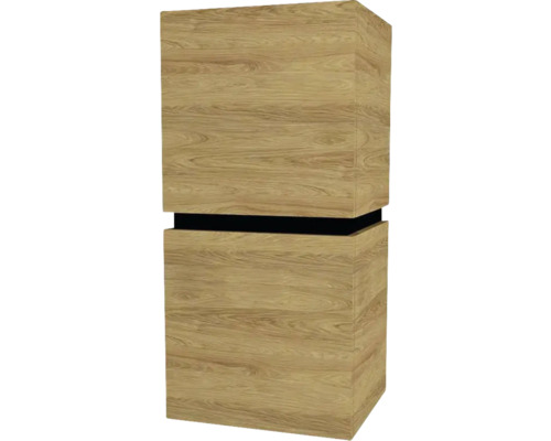 Armoire suspendue avec 2 portes Devo Viva 2.0 gauche lxhxp 40x84x35 cm natural hickory