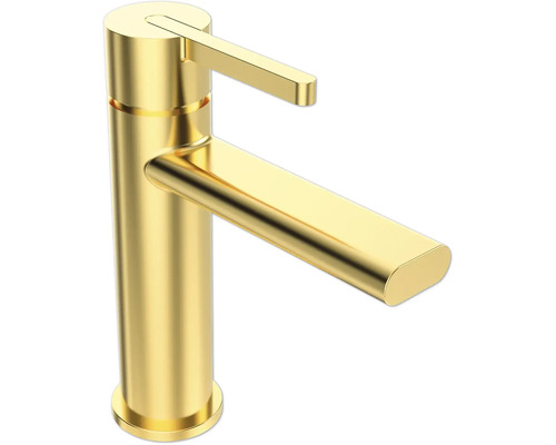 Goldene Waschtischarmatur für das Badezimmer