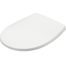 REIKA WC-Sitz MINO weiss Scharniere anthrazit poliert mit Absenkautomatik und Quick&Clean universell passend