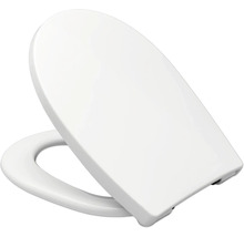 REIKA WC-Sitz MINO weiss Scharniere schwarz matt mit Absenkautomatik und Quick&Clean universell passend