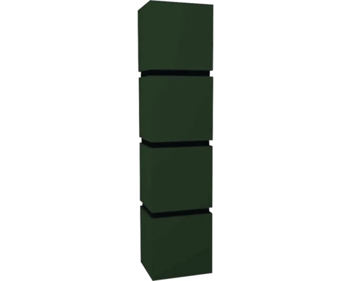 Armoire haute suspendue avec 4 portes Devo Viva 2.0 droite lxhxp 40x170x35 cm conifer green supermat