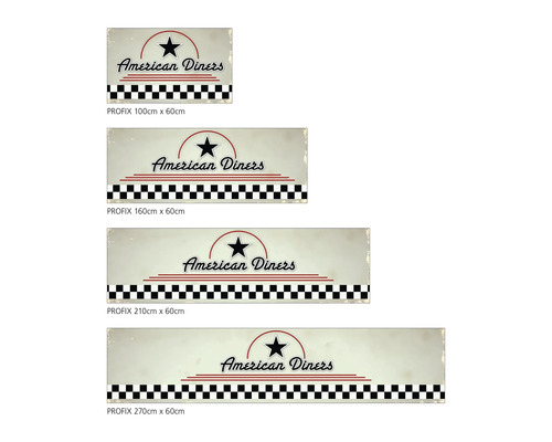 Crédence décorative American Diners disponible en différentes tailles