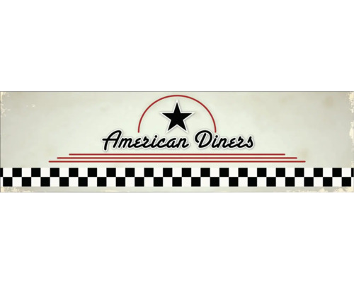 Crédence de cuisine mySpotti Profix American Diners 210 x 60 cm PX-21060-196-HB