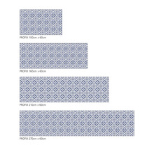 PROFIX Tischschutzfolie in verschiedenen Größen mit blauem Muster