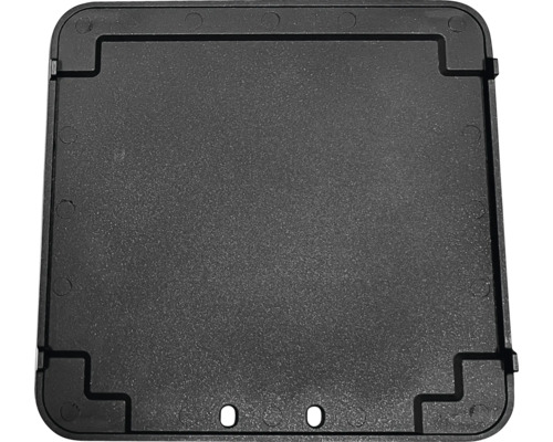 Schwarze Kunststoffabdeckung