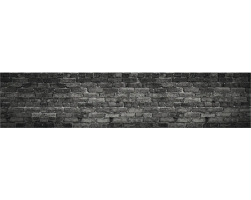 Crédence de cuisine mySpotti Profix Nero mur de pierres 270 x 60 cm PX-27060-1795-HB