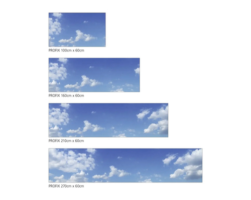 Films pour fenêtres Profix avec motif de ciel en différentes tailles