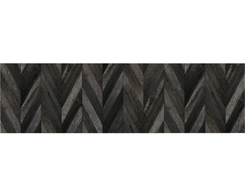 Crédence de cuisine mySpotti Profix tableau 160 x 60 cm PX-16060-83-HB Motif à chevrons en bois