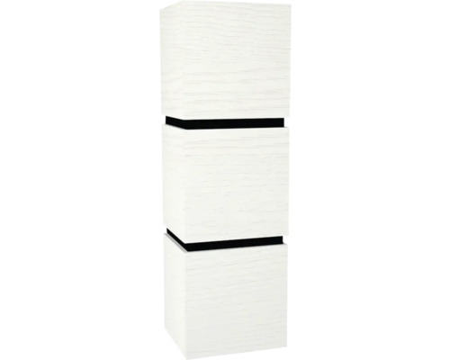 Hängeschrank mit 3 Türen Devo Viva 2.0 rechts BxHxT 40x127x35 cm structure white