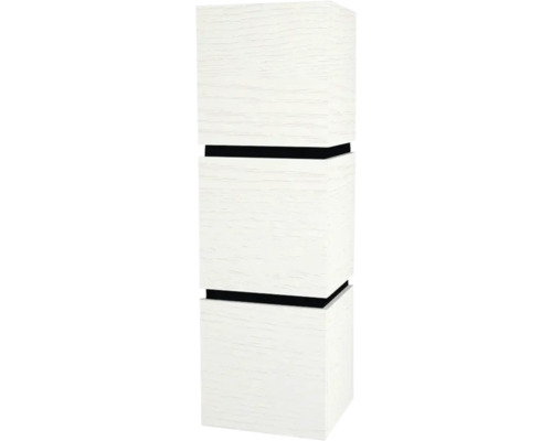 Armoire suspendue avec 3 portes Devo Viva 2.0 gauche lxhxp 40x127x35 cm structure white