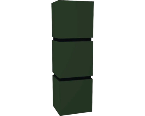 Hängeschrank mit 3 Türen Devo Viva 2.0 rechts BxHxT 40x127x35 cm conifer green supermatt