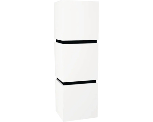 Armoire suspendue avec 3 portes Devo Viva 2.0 droite lxhxp 40x127x35 cm premium white supermat