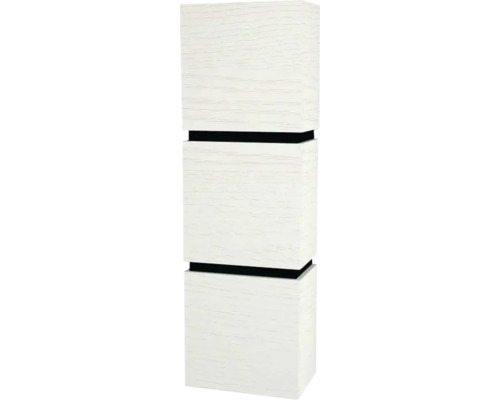 Armoire suspendue avec 3 portes Devo Viva 2.0 gauche lxhxp 40x127x26 cm structure white