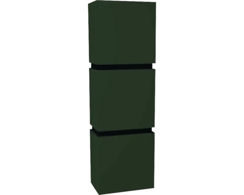 Armoire suspendue avec 3 portes Devo Viva 2.0 droite lxhxp 40x127x26 cm conifer green supermat