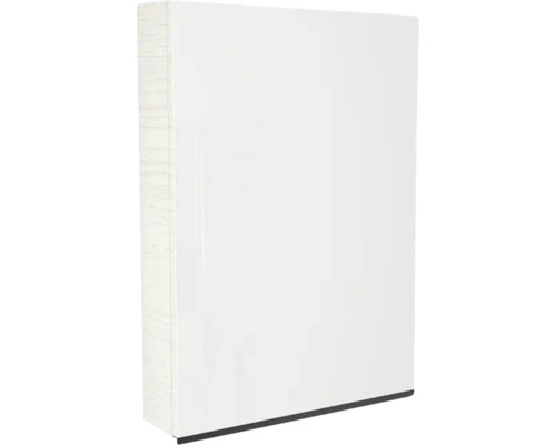 Devo Spiegelschrank Viva 2.0 rechts BxHxT 60 x 85 x 15 cm structure white Weisser Büroschrank zur Aufbewahrung von Ordnern