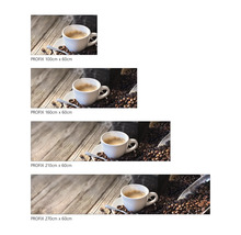 Tasse à café et grains de café Profix en différentes tailles