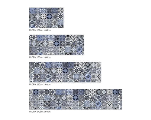 Film pour meubles Profix avec motif de carreaux en différentes tailles.