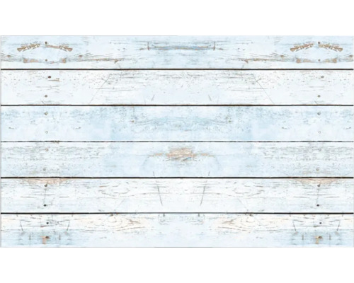 Crédence de cuisine mySpotti Profix Wood Light Blue optique bois 100 x 60 cm PX-10060-1282-HB