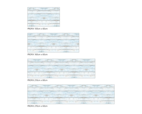 Film décoratif PROFIX aspect planches de bois en différentes tailles