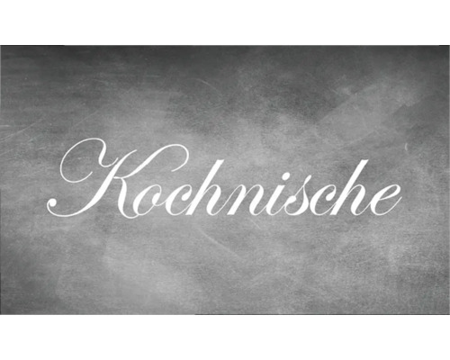 Küchenrückwand mySpotti Profix Kochnische Schriftzug 100 x 60 cm PX-10060-82-HB