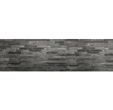 Crédence de cuisine mySpotti Profix Black Bricks mur de pierres 210 x 60 cm PX-21060-1247-HB