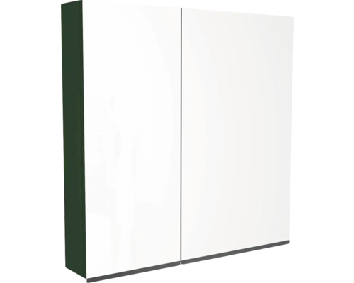 Armoire de toilette Devo Viva 2.0 droite lxhxp 70x85x15 cm conifer green supermat