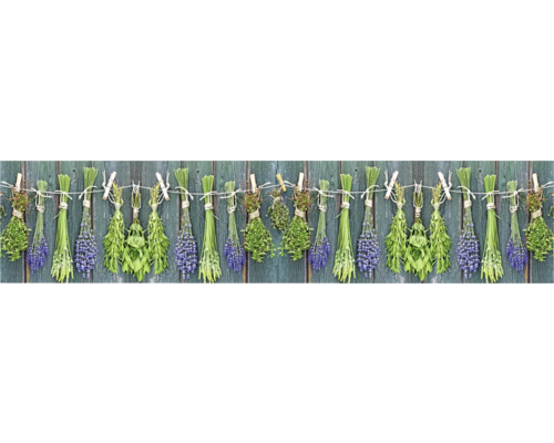 Crédence de cuisine mySpotti Profix herbes de Provence 270 x 60 cm PX-27060-207-HB