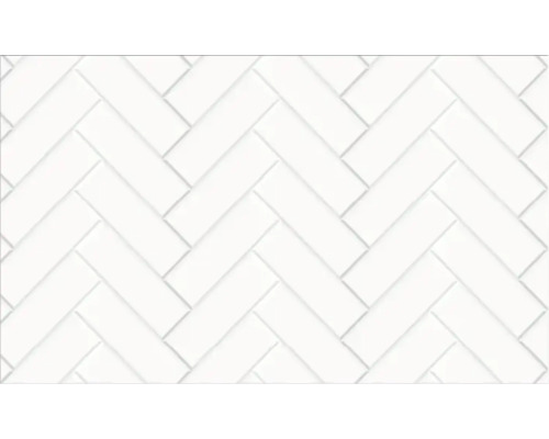 Crédence de cuisine mySpotti Profix Herringbone Tiles White 100 x 60 cm PX-10060-1918-HB