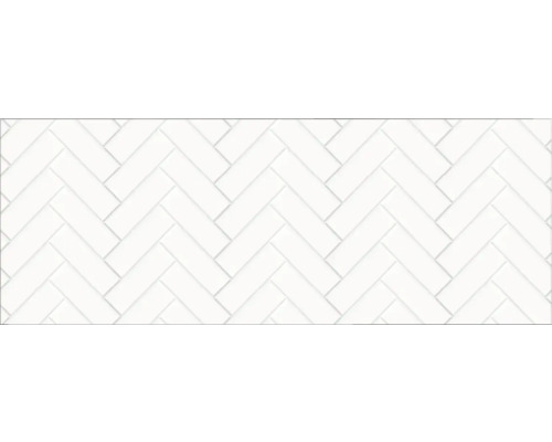 Crédence de cuisine mySpotti Profix Herringbone Tiles White 160 x 60 cm PX-16060-1918-HB