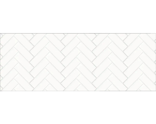 Küchenrückwand mySpotti Profix Herringbone Tiles White 160 x 60 cm PX-16060-1918-HB