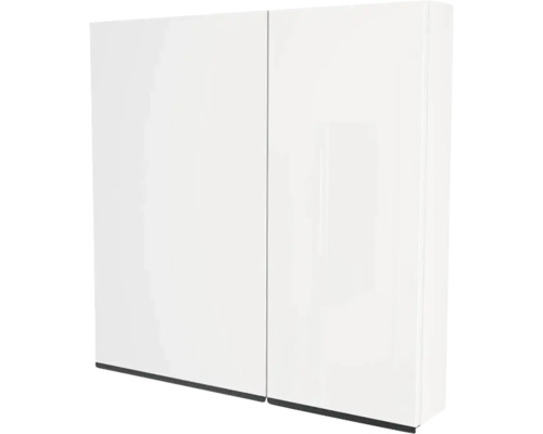 Spiegelschrank Devo Viva 2.0 links BxHxT 85x85x15 cm premium white supermatt