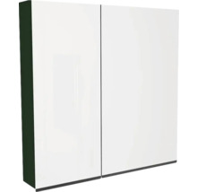 Armoire de toilette Devo Viva 2.0 droite lxhxp 85x85x15 cm conifer green supermat